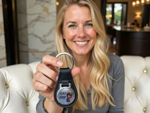 Porte-badge Se Connecte Facile Pour Clés Auto